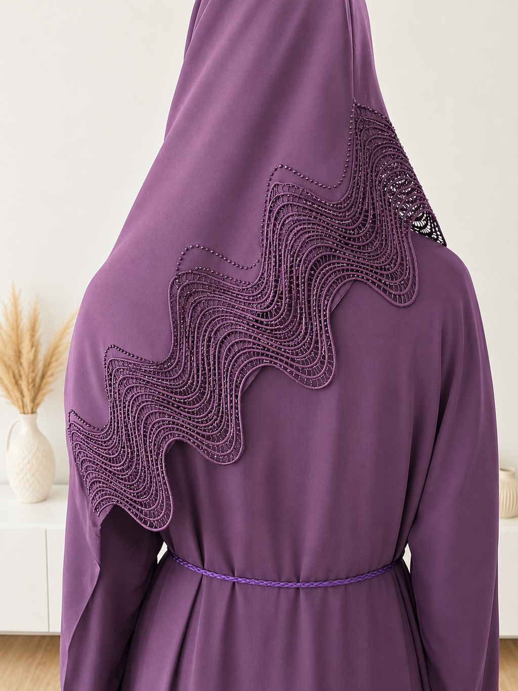 Abaya Maya bleu marine – Nidha Premium