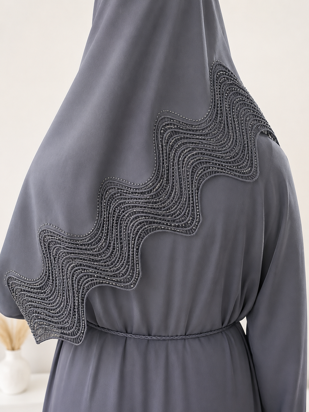 Abaya Maya bleu marine – Nidha Premium